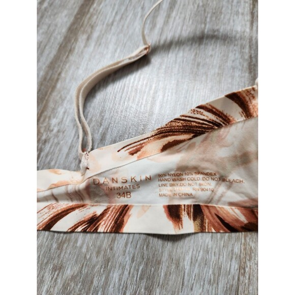 Danskin Pushup Lightweight Bras Underwire Pink Brown Marble 34B Lot of 3 - Picture 6 of 6